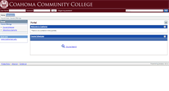 Desktop Screenshot of myccc.coahomacc.edu